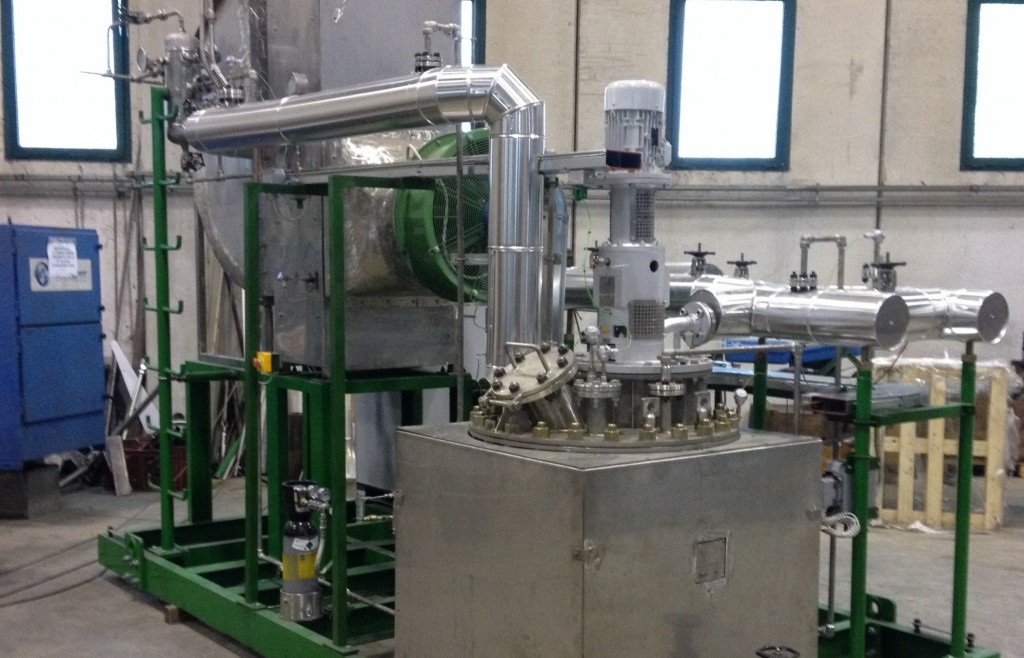 Spike Renewables ha progettato e realizzato un impianto di laboratorio per recupero e stoccaggio di calore ad alta temperatura tramite sali fusi.